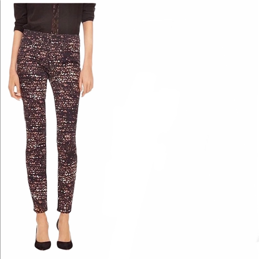 Tory Burch Black Flash Print Jeans